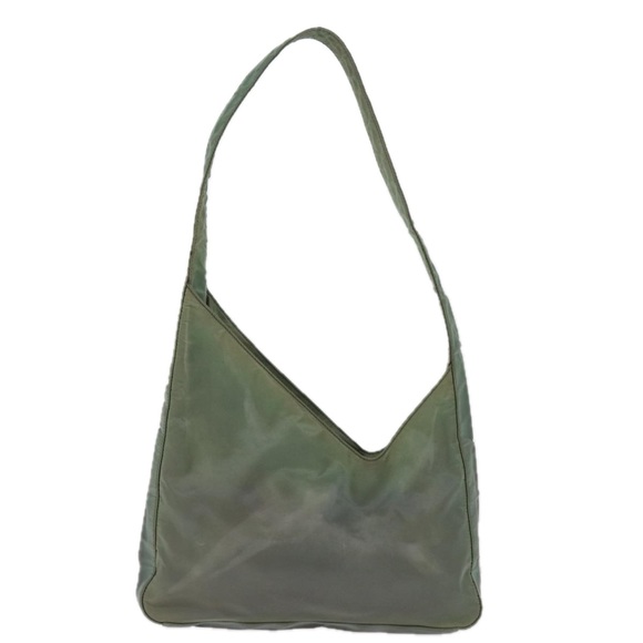 PRADA Shoulder Bag Nylon Green Auth bs14207 - Picture 13 of 16
